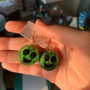 Smiley face earrings